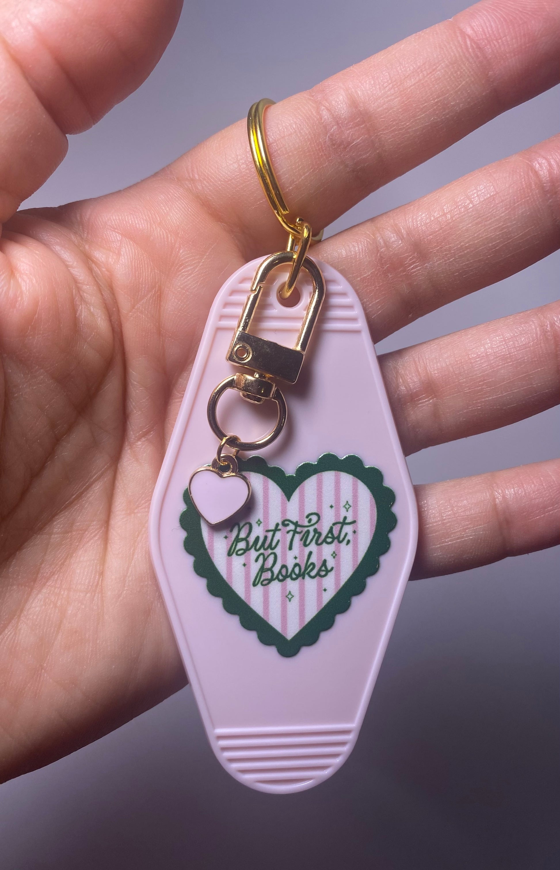 But First Books Keychain