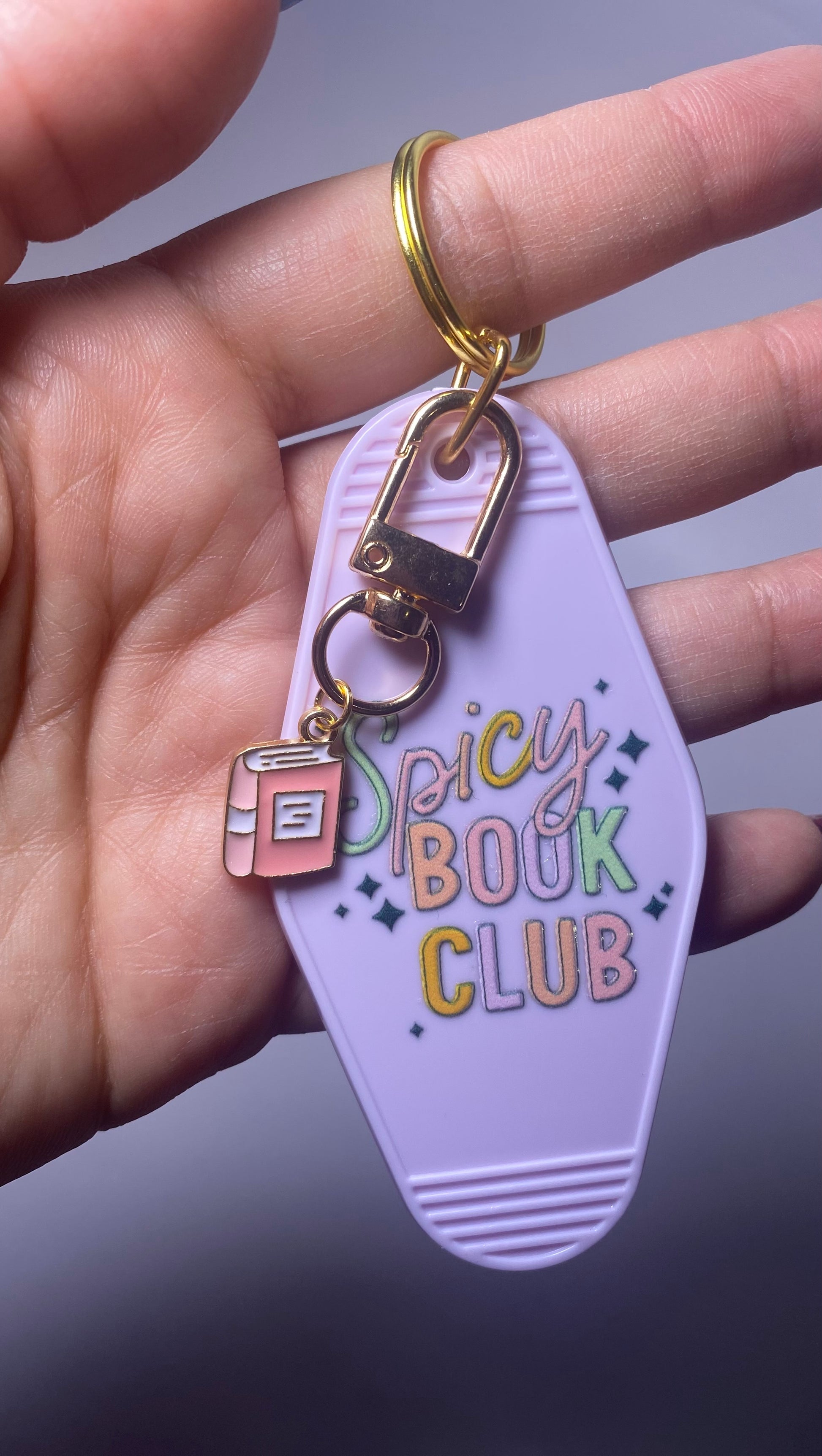 Spicy Bookclub Keychain