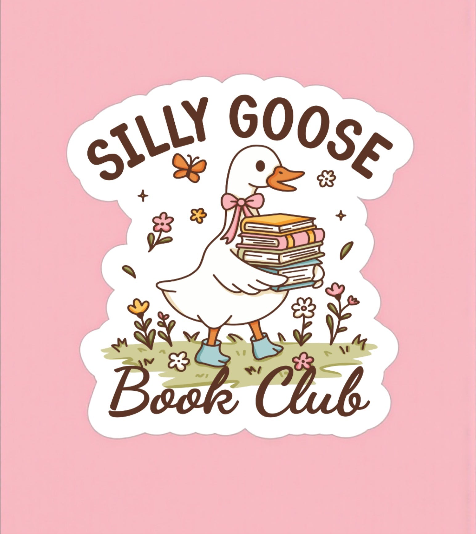 Silly Goose Book Club Sticker