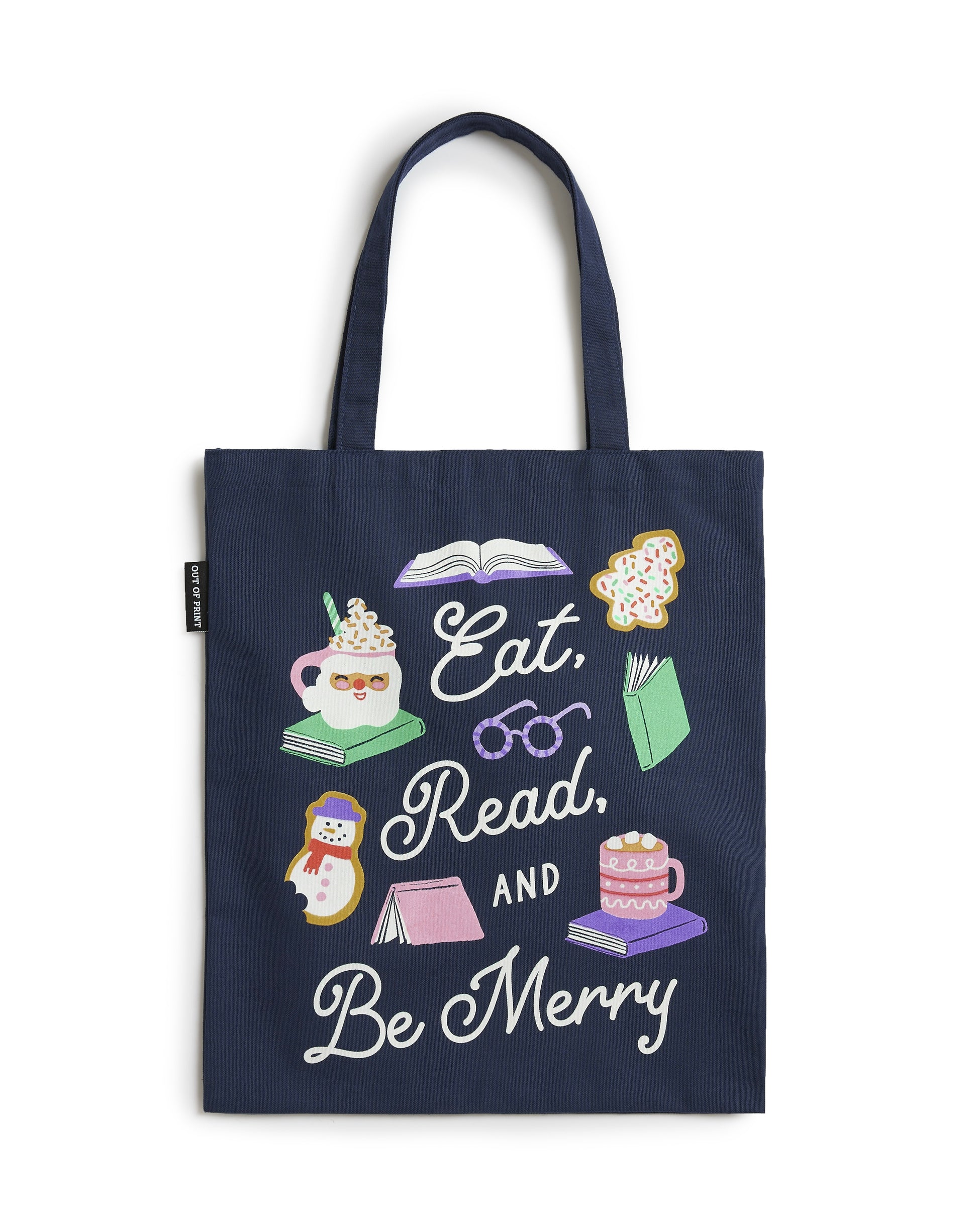 Eat, Read, & Be Merry Tote