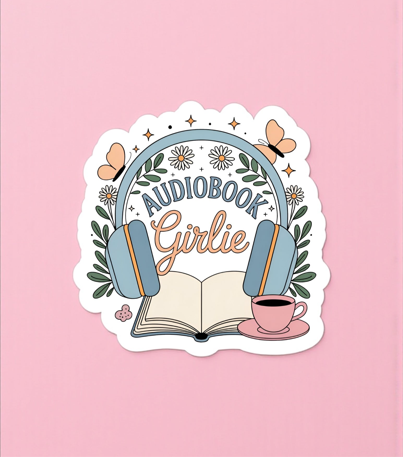 Audiobook Girlie Sticker