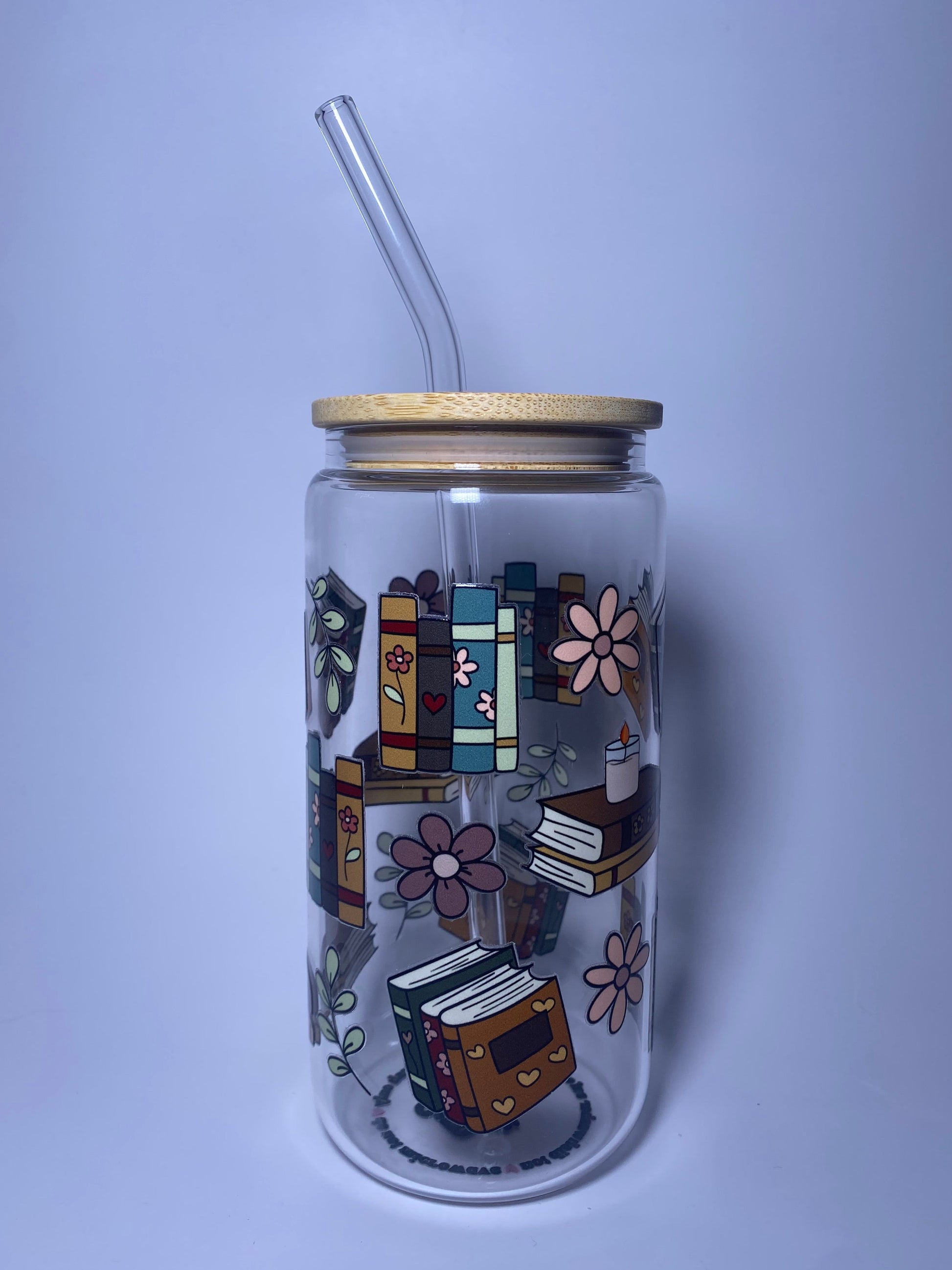 The Cozy Chapter Glass Cup