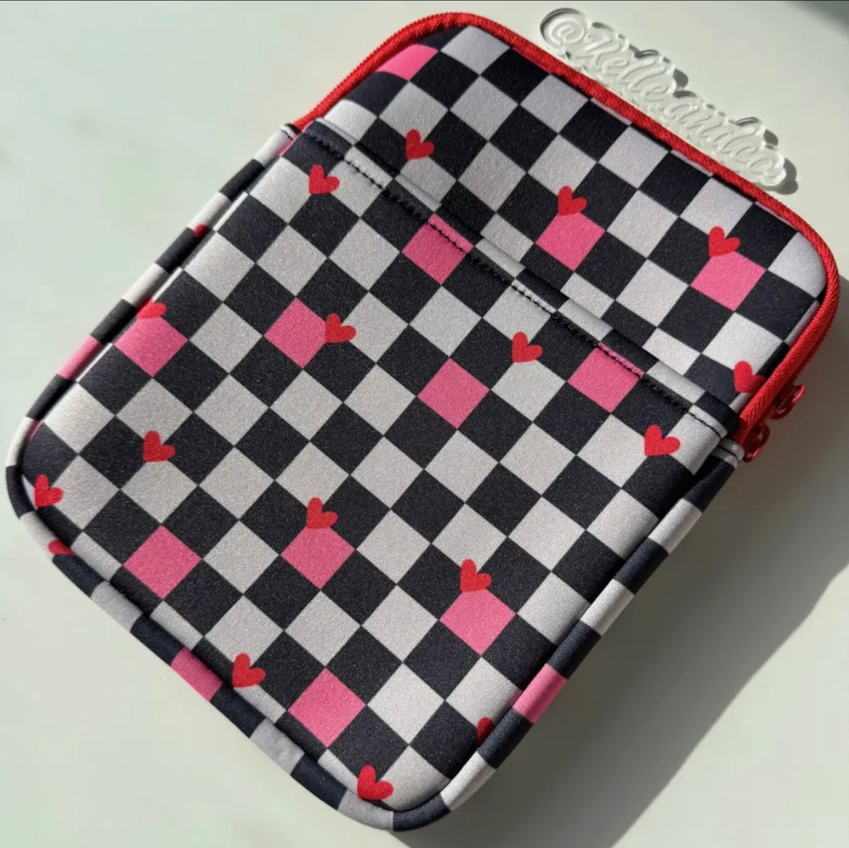 Checkered Kindle Sleeve