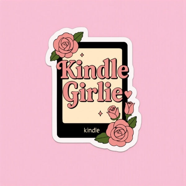 Kindle Girlie Sticker