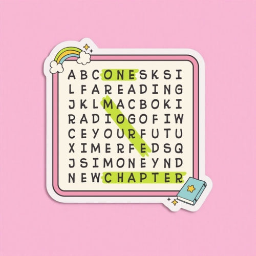 Word search puzzle with letters on a pink background