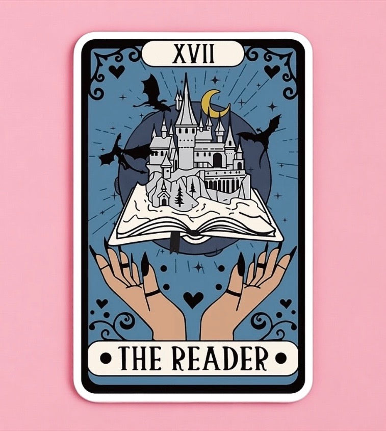 The Reader Tarot Card Sticker
